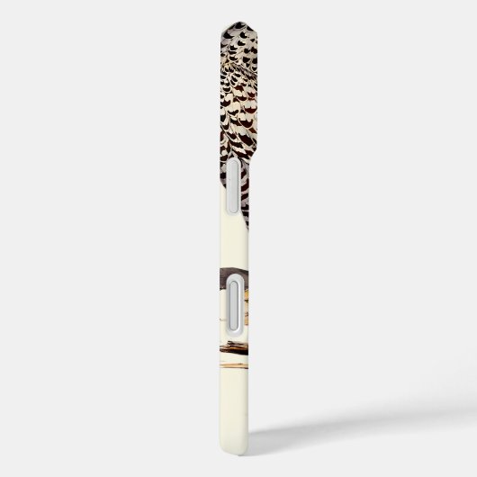  Snowy Owl tekening Case-Mate iPhone Case (Achterkant / Rechts)