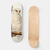  Snowy Owl tekening Persoonlijk Skateboard (Voorkant)