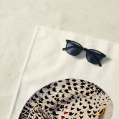  Snowy Owl tekening Strandlaken (In situ)