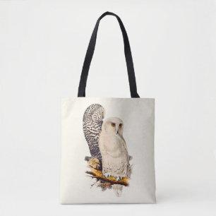 Snowy Owl tekening Tote Bag