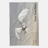 Snowy Owl Theedoek (Verticaal)