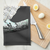 Snowy Owl Theedoek (Quarter Fold)