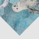 Snowy Owl Tissuepapier (Detail)