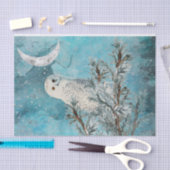 Snowy Owl Tissuepapier (Craft)