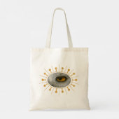 Snowy Owl Tote Bag (Achterkant)