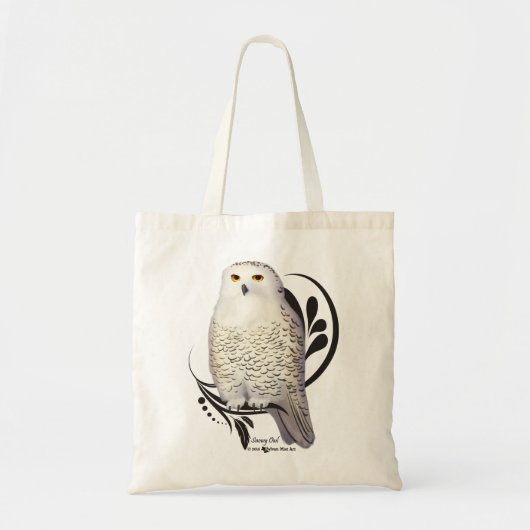 Snowy Owl Tote Bag (Voorkant)