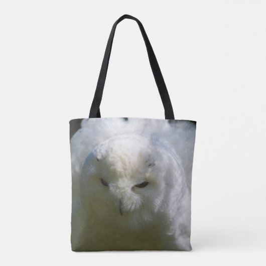 Snowy Owl Tote Bag (Achterkant)
