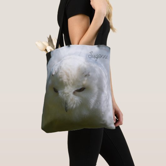 Snowy Owl Tote Bag (Dichtbij)