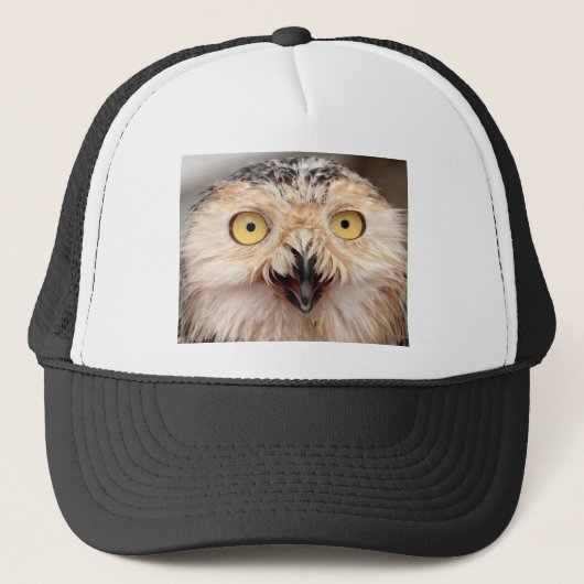 Snowy Owl Trucker Pet (Voorkant)