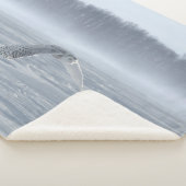 Snowy Owl vliegen in de winter Sherpa Deken (3/4)