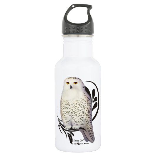 Snowy Owl Waterfles (Voorkant)
