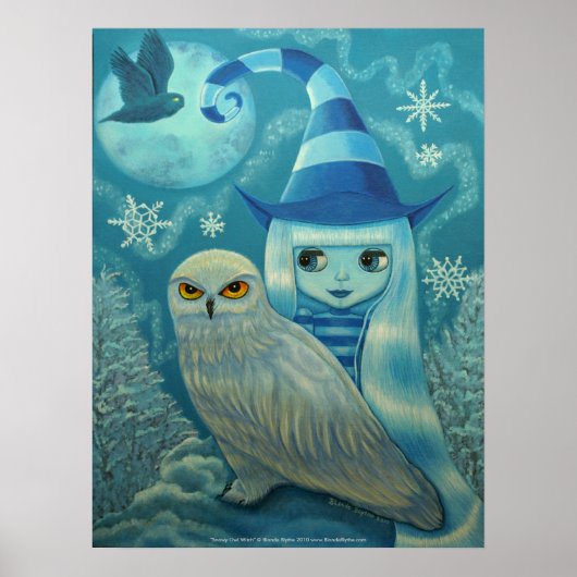 Snowy Owl Witch Poster (Voorkant)