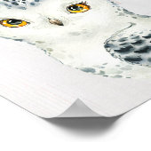 Snowy Owl Woodland Nursery Art Print (Hoek)