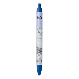 Snowy Owl Zwarte Inkt Pen