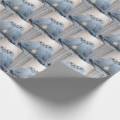 Snowy Owls On a Winter Branch Cadeaupapier (Hoek)