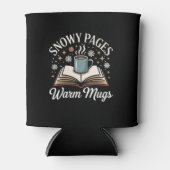 Snowy Pages Festive Drink Blikjeskoeler (Voorkant)