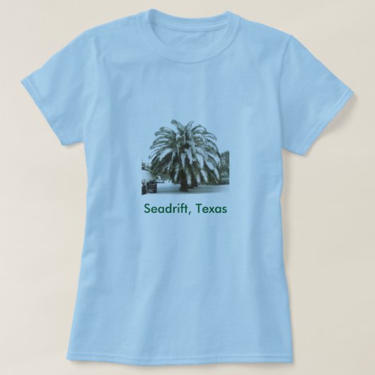 Snowy Palm T-shirt (Design voorkant)