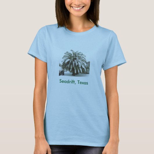 Snowy Palm T-shirt (Voorkant)