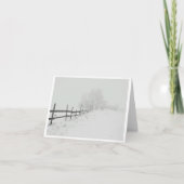 Snowy Pasture Blank Card Feestdagen Kaart (Voorkant)