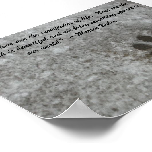 Snowy Paw Print (Hoek)