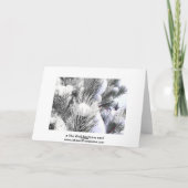 Snowy Peace Winter Blessings Horse Pony Christmas Feestdagen Kaart (Achterkant)