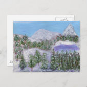 Snowy Peaks Briefkaart (Voorkant / Achterkant)