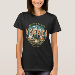 Snowy Peaks, Gezellig Slaapt T-shirt