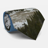 Snowy Peaks of Grand Teton Mountains I Photography Stropdas (Opgerold)