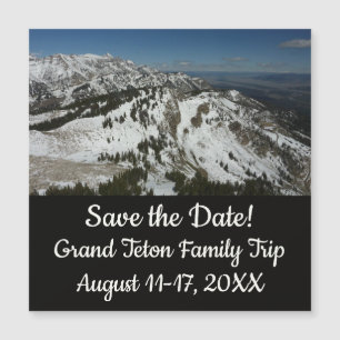 Snowy Peaks van Grand Teton Mountains I Fotografie