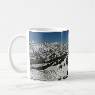 Snowy Peaks van Grand Teton Mountains I Fotografie Koffiemok
