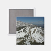 Snowy Peaks van Grand Teton Mountains I Fotografie Magneet (Voorkant / Achterkant)