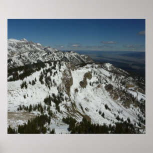 Snowy Peaks van Grand Teton Mountains I Fotografie Poster