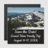 Snowy Peaks van Grand Teton Mountains II Foto (Voorkant / Achterkant)