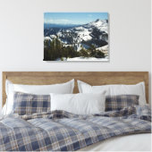 Snowy Peaks van Grand Teton Mountains II Foto Canvas Afdruk (Insitu (Slaapkamer))