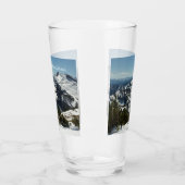 Snowy Peaks van Grand Teton Mountains II Foto Glas (Links)