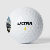 Snowy Peaks van Grand Teton Mountains II Foto Golfballen (Logo)