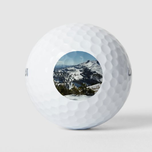 Snowy Peaks van Grand Teton Mountains II Foto Golfballen (Voorkant)