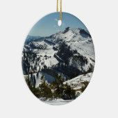 Snowy Peaks van Grand Teton Mountains II Foto Keramisch Ornament (Rechts)