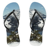 Snowy Peaks van Grand Teton Mountains II Foto Teenslippers (Voetbed)