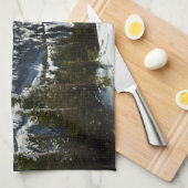 Snowy Peaks van Grand Teton Mountains II Foto Theedoek (Quarter Fold)