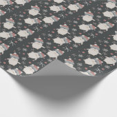 Snowy Penguin Vakantie inpakpapier (Hoek)