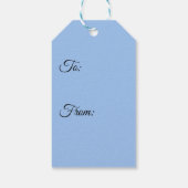 Snowy Penquin Cadeaulabel (Achterkant)