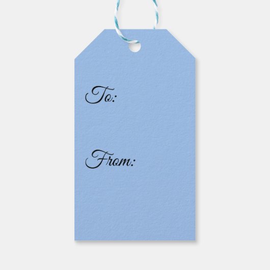 Snowy Penquin Cadeaulabel (Achterkant)