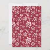 Snowy Photobooth Holiday Photo Collage Card Feestdagenkaart (Achterkant)