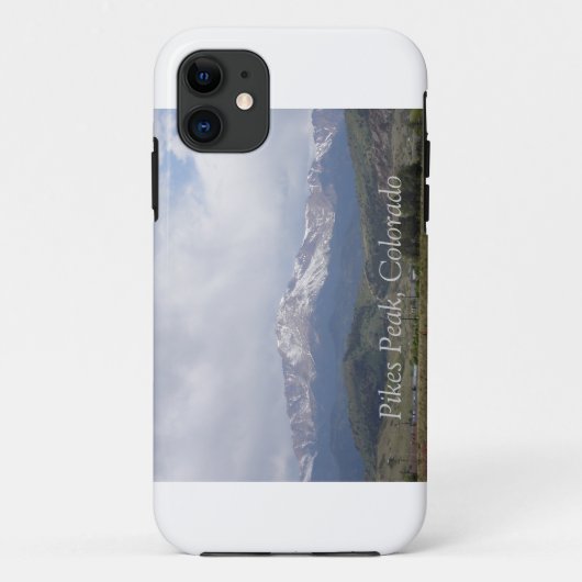 Snowy Pikes Peak phone case (Achterkant)