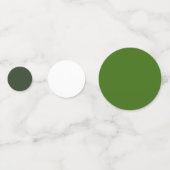 Snowy Pine Branch Winter Natuur Confetti (Achterkanten)