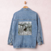 Snowy Pine Branch Winter Natuur Denim Jacket (Hangar)