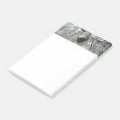 Snowy Pine Branch Winter Natuur Post-it® Notes (Schuin)
