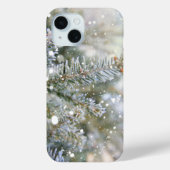 Snowy Pine Branches Winter Holiday Case-Mate iPhone Case (Achterkant)