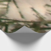 Snowy Pine Cone II Winter Natuur Fotografie Houten Poster (Hoek)